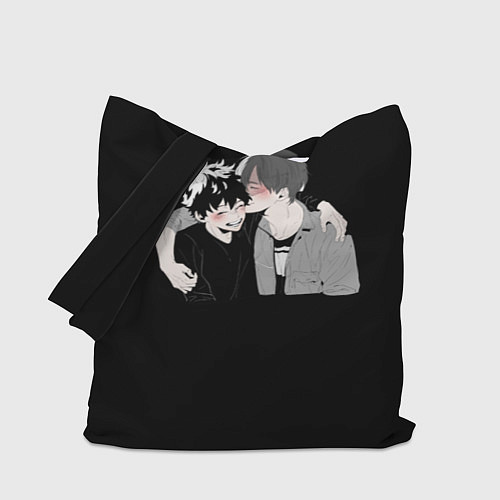 Сумка-шоппер My Hero Academia целуются / 3D-принт – фото 1