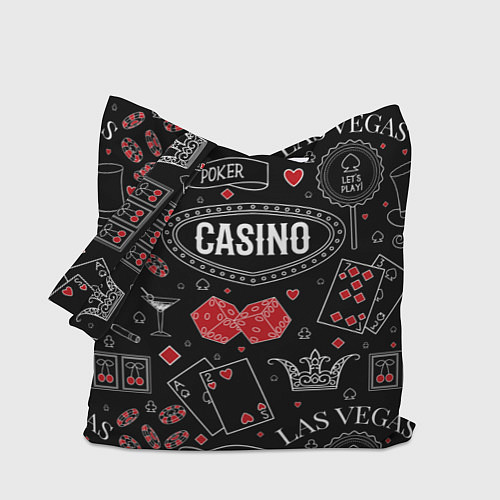 Сумка-шоппер Casino / 3D-принт – фото 1