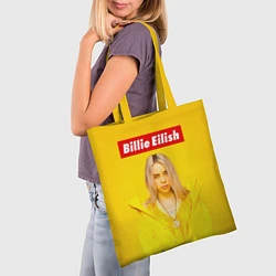 Сумка-шопер Billie Eilish: MyBoi, цвет: 3D-принт — фото 2