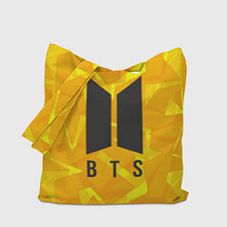 Сумка-шопер BTS: Yellow Style, цвет: 3D-принт