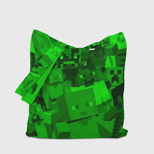 Сумка-шоппер Minecraft game characters / 3D-принт – фото 1