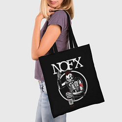 Сумка-шопер NOFX, цвет: 3D-принт — фото 2