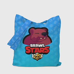 Сумка-шопер Bear: Brawl Stars, цвет: 3D-принт