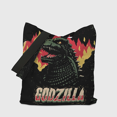 Сумка-шоппер Flame Godzilla / 3D-принт – фото 1