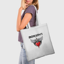 Сумка-шопер Bon Jovi, цвет: 3D-принт — фото 2