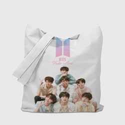 Сумка-шопер Take love BTS, цвет: 3D-принт