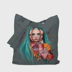 Сумка-шопер BILLIE EILISH, цвет: 3D-принт