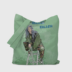 Сумка-шоппер Billie Eilish: Green Motive