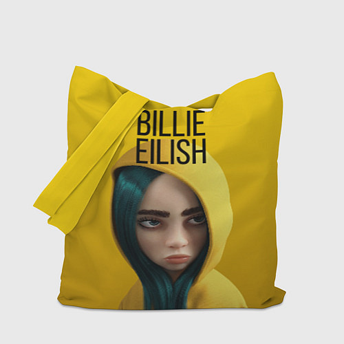 Сумка-шоппер BILLIE EILISH: Yellow Girl / 3D-принт – фото 1