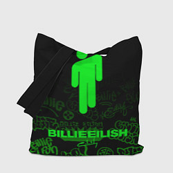 Сумка-шопер Billie Eilish: Green Manikin, цвет: 3D-принт