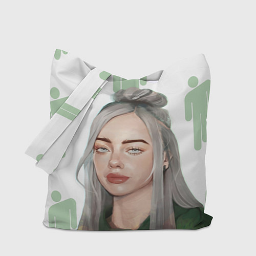 Сумка-шоппер Billie Eilish / 3D-принт – фото 1