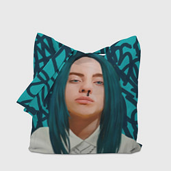 Сумка-шопер Billie Eilish, цвет: 3D-принт