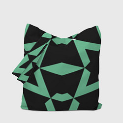 Сумка-шопер Abstract zigzag pattern, цвет: 3D-принт