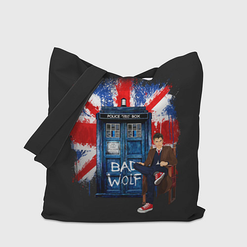 Сумка-шоппер Doctor Who: Bad Wolf / 3D-принт – фото 1