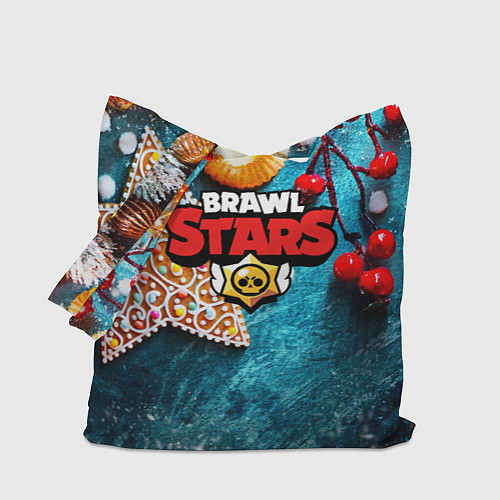 Сумка-шоппер Brawl Stars новогодний / 3D-принт – фото 1