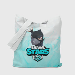 Сумка-шопер BRAWL STARS CROW, цвет: 3D-принт