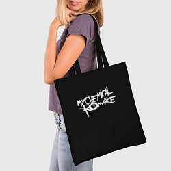 Сумка-шопер My Chemical Romance spider цвета 3D-принт — фото 2