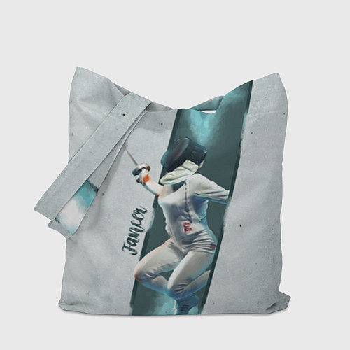 Сумка-шоппер Фехтовальщик / 3D-принт – фото 1