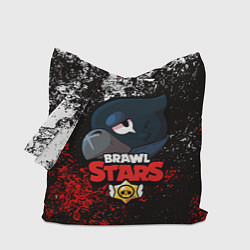 Сумка-шопер BRAWL STARS CROW, цвет: 3D-принт