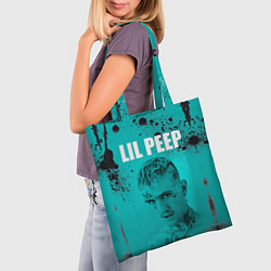 Сумка-шопер Lil Peep, цвет: 3D-принт — фото 2