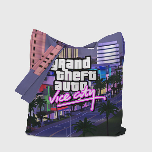 Сумка-шоппер Grand Theft Auto Vice City / 3D-принт – фото 1