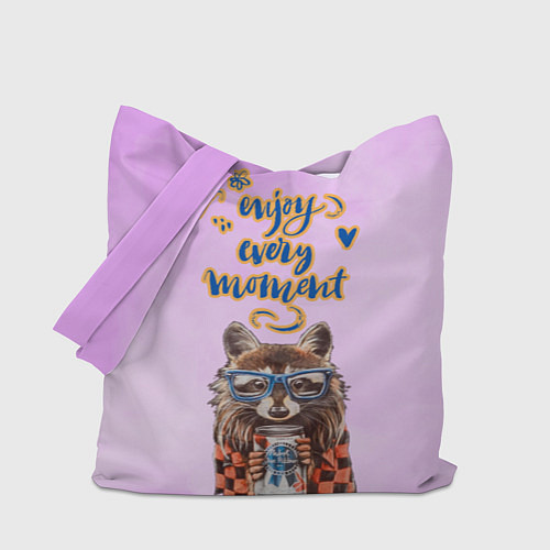 Сумка-шоппер Енот / 3D-принт – фото 1