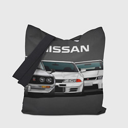 Сумка-шопер NISSAN, цвет: 3D-принт