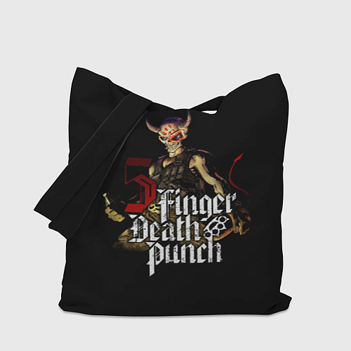Сумка-шоппер Five Finger Death Punch / 3D-принт – фото 1