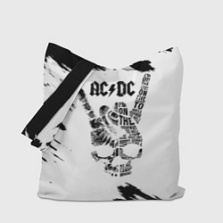 Сумка-шопер ACDC, цвет: 3D-принт