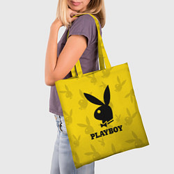 Сумка-шопер PLAYBOY, цвет: 3D-принт — фото 2