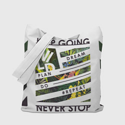Сумка-шоппер Off-White: Keep Going