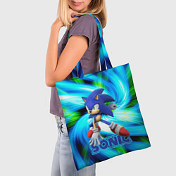 Сумка-шопер Sonic, цвет: 3D-принт — фото 2