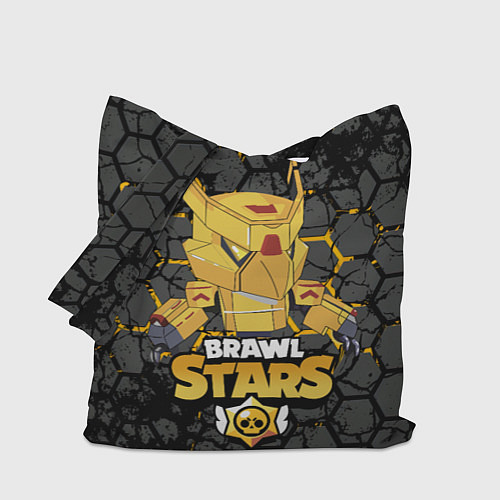 Сумка-шоппер Brawl stars mecha crow / 3D-принт – фото 1