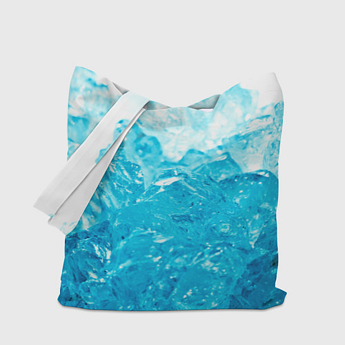 Сумка-шоппер Лёд / 3D-принт – фото 1