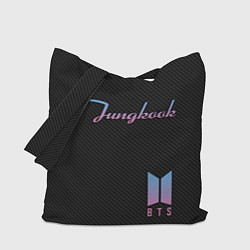Сумка-шопер BTS Jungkook, цвет: 3D-принт