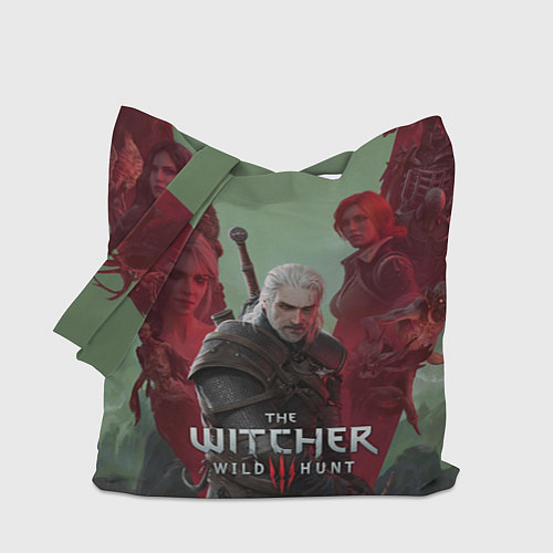 Сумка-шоппер The Witcher 5-летие / 3D-принт – фото 1