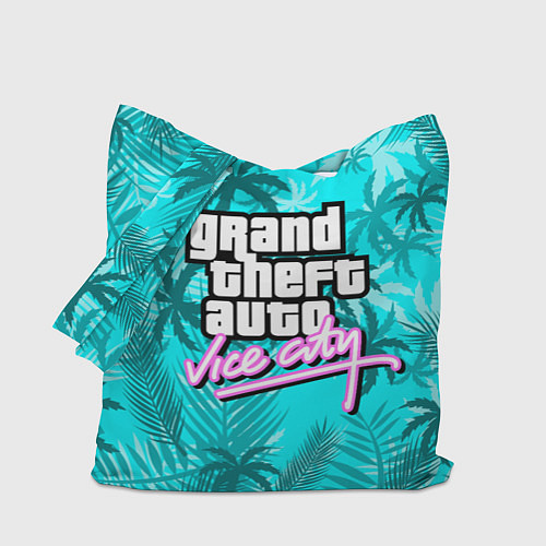 Сумка-шоппер GTA VICE CITY / 3D-принт – фото 1