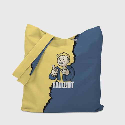 Сумка-шоппер Fallout logo boy / 3D-принт – фото 1