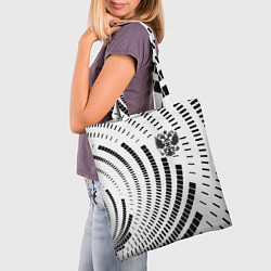 Сумка-шопер Россия, цвет: 3D-принт — фото 2