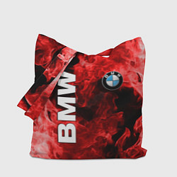 Сумка-шопер BMW FIRE, цвет: 3D-принт