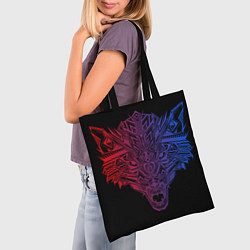 Сумка-шопер Wolf art, цвет: 3D-принт — фото 2