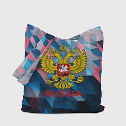 Сумка-шопер RUSSIA, цвет: 3D-принт
