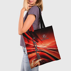 Сумка-шопер LEXUS, цвет: 3D-принт — фото 2