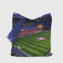 Сумка-шопер FC BARCELONA, цвет: 3D-принт
