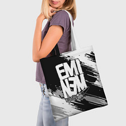 Сумка-шопер Eminem, цвет: 3D-принт — фото 2