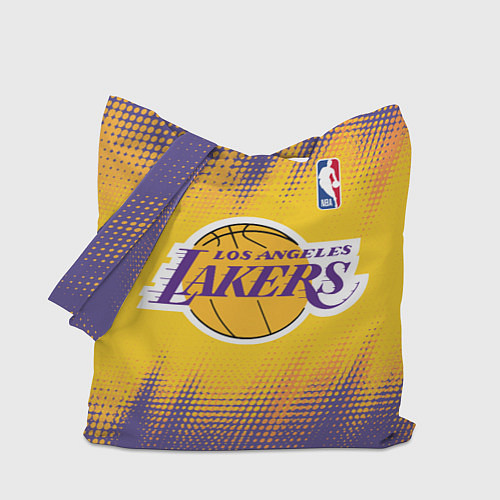 Сумка-шоппер Los Angeles Lakers / 3D-принт – фото 1