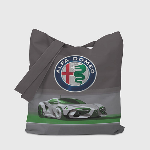 Сумка-шоппер Alfa Romeo motorsport / 3D-принт – фото 1