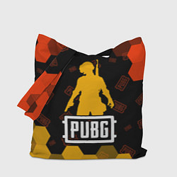 Сумка-шопер PUBG ПАБГ, цвет: 3D-принт