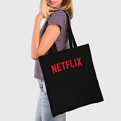 Сумка-шопер NETFLIX, цвет: 3D-принт — фото 2