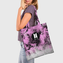 Сумка-шопер BTS, цвет: 3D-принт — фото 2